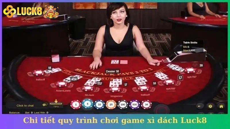 Chi tiết cách chơi blackjack Luck8