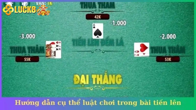 Hướng dẫn cụ thể luật chơi trong bài tiến lên