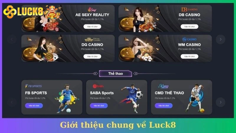 Giới thiệu chung về Luck8