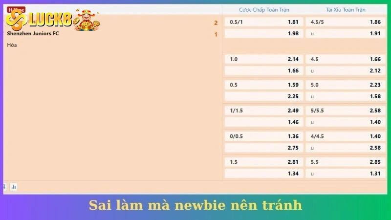 Sai làm mà newbie nên tránh