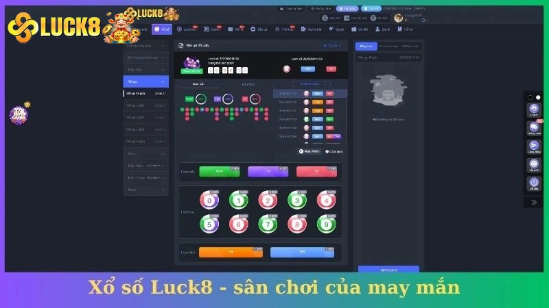 Xổ số Luck8 - sân chơi của may mắn